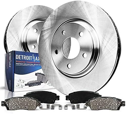 Detroit-Tengely - 12.99 (330mm) Első Lemez Rotorok & Kerámia fékbetétek w/Kettős Dugattyús Féknyereg Csere 12-16 Town & Country