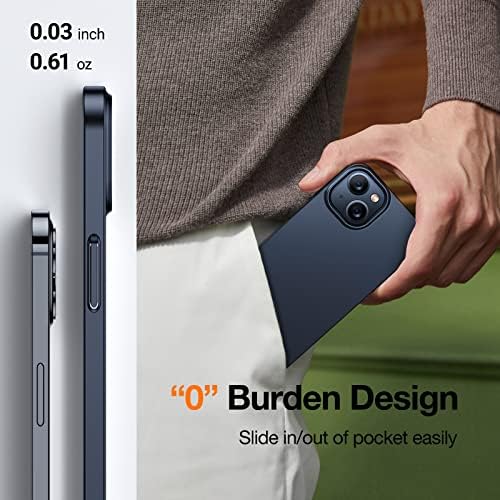 TORRAS Slim Fit for iPhone 13 Mini Esetében, Ultra-Vékony, Bársonyos Érintés Biztonságos Fogást az Esetben az iPhone 13