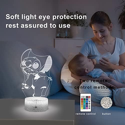 Szem Este Lightf, vagy a Gyerekek, Szem 3D LED Illúzió Lámpa, 16 Szín Változik Távirányító Karácsonyi Szem Ajándékokat, gyerekszoba