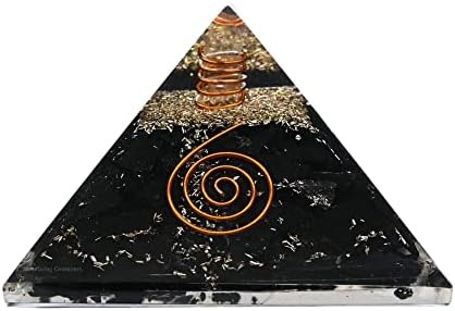 A Csodálatos Drágakő Nagy Orgon Piramis | Fekete Turmalin Kristály Piramis | Orgonite Piramis | Szerv Piramisok Pozitív Energia Gyógyító