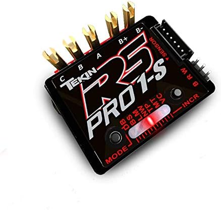 Tekin-RS PRO Black Edition 1S Brushless Sensored/Sensorless ESC TEKTT1161 Autó Sebességét Szabályozza & Kiegészítők