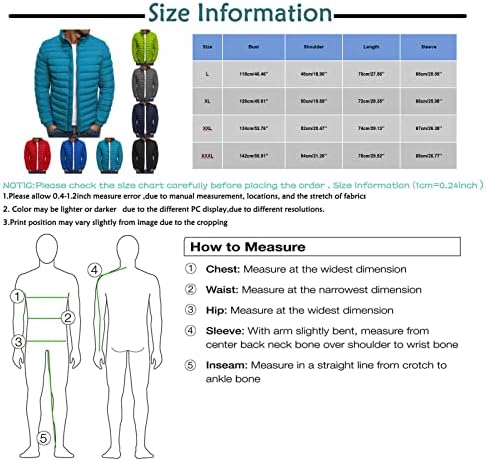Férfi Kabát, Plusz Méretű Hosszú Ujjú Kabátok, Férfi Trend Aktív Téli Magas Nyak Zip Fel Kabátok Alkalmas Szilárd Color3