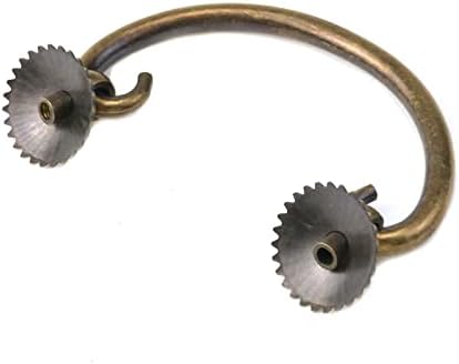 Faotup 2DB Bronz Antik Óvadék Csepp Fiókban Húz,Vintage Gyűrű Húzza Komód,Csepp Gyűrű Kezeli,3.302.120.59 Inch