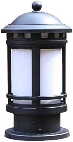ZSEDP Villa Oszlop fényszóró Európai Stílusú Kültéri Vízálló Kerti Lámpa, Európai Stílusú Antik Kerti Lámpa, Fali Lámpa Oszlop