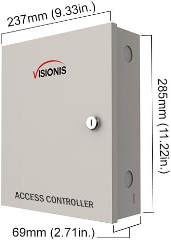 Visionis FPC-8531 Két Ajtót, beléptető Rendszer, Inswing Ajtó 1200lbs mágneses rögzítőt Idő Részvétel + Belépési, illetve Kilépési Kártya
