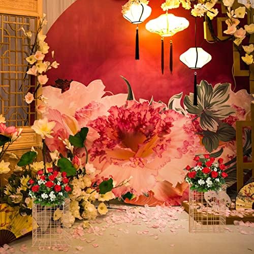 GANAZONO Fém Keret Virág Váza Állni Virág Kijelző Rack Téglalap alakú Keret Doboz Megállapodás Kelők Lábazat, hogy az Esküvő Party