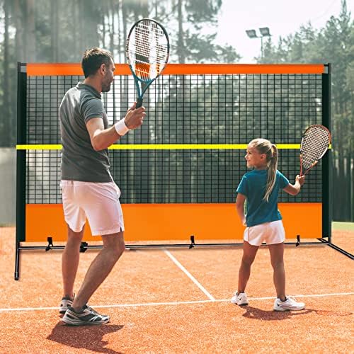 Tenisz-Megkötő Net - 12ft x 6ft Rebound Gyakorlat Falra Tenisz & Ütő, Labda Sport & Pickleball, Tenisz Palánk Nettó Teniszpálya