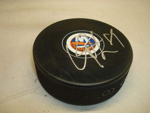 Cory Conacher Aláírt New York Islanders Jégkorong Dedikált 1A - Dedikált NHL Korong