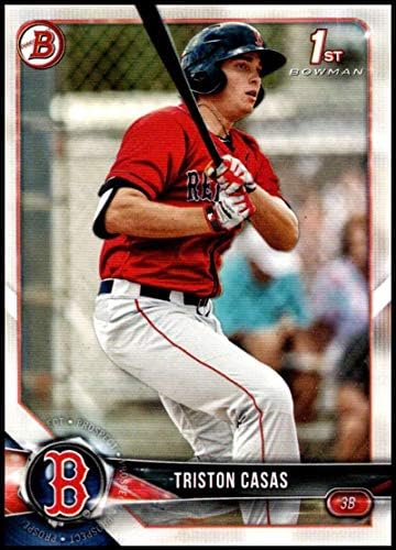 Bowman 2018-Tervezet BD-171 Triston Casas NM-MT Boston Red Sox Hivatalos MLB Baseball Kártya