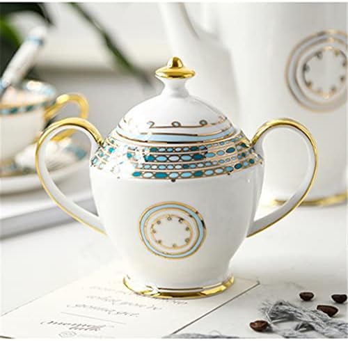 LIUZH Arany Festett Kínai porcelán Kávés Készlet Porcelán Teás Készlet Kerámia cserép Csésze Tea Csésze Tea Set Set