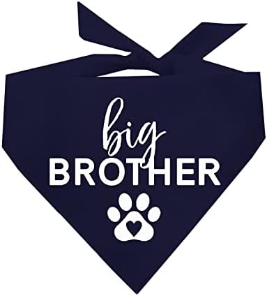 A nagy Testvér Szíve Mancs Megfelelő Családi Háromszög Kutya Kendő Kutyák számára (Vegyes Színek)