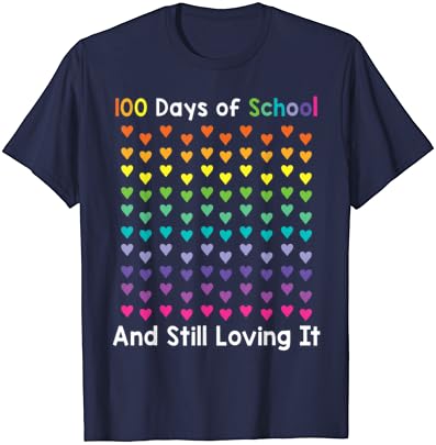 Aranyos 100 Nap az iskolában, de még mindig tetszik Szívek 100 napos T-Shirt