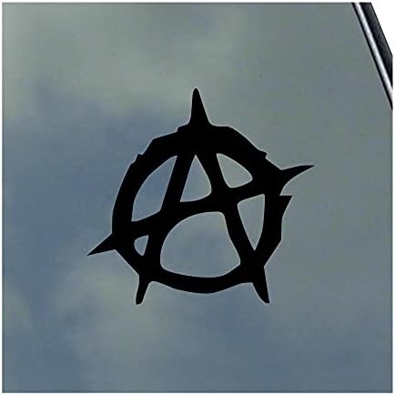 Anarchia Vinyl Matrica, Matrica Szimbólum, Jelkép Punk-Rock-Metal Kormány