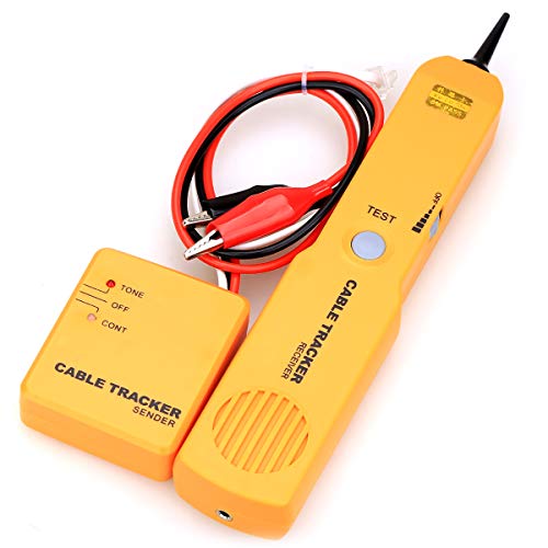 RJ11 Hálózati Kábel Tracker Line Kereső Érzékelő Eszköz （Sárga） linefinder Vizsgálatot, Intézkedést & Ellenőrizze