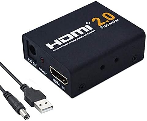 KSRplayer 2160P 3D-s 4K HDMI Jelerősítő Extender Emlékeztető Adapter Vége Jel HDTV-HDCP 2.2 HDTV HDMI-Kompatibilis Repeater