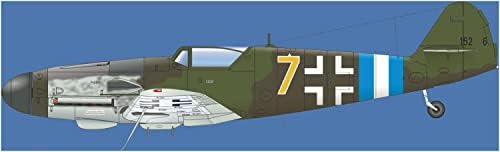 EDUBFC099 1/48 Nyuszi Harcos Klub német légierő Messerschmitt Bf109G-10 Ella w/Nagy Kerék Dudor Műanyag Modell