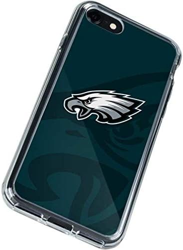 Skinit Tiszta Telefon Esetében Kompatibilis az iPhone SE - Hivatalosan Engedélyezett NFL Philadelphia Eagles Kettős Látás Design