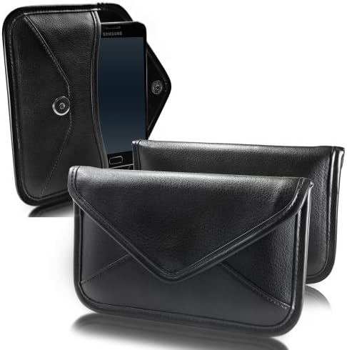 BoxWave Esetben Kompatibilis Gionee K6 (a bíróság által BoxWave) - Elite Leather Messenger, Táska, műbőr tok Boríték Design Gionee