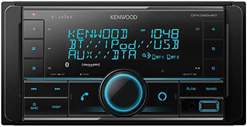 Kenwood DPX395MBT Dupla DIN a-Dash Digitális Média Vevő Bluetooth (nem lehet Lejátszani a Cd-k) | Mechless Autó Sztereó Receiver | Alexa