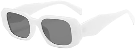 2023 Új Nők Férfiak Vintage Retro Szemüveg Unisex Szabálytalan Keret Napszemüveg Szemüveg Befolyása Szemüveg (Fehér, Egy Méret)