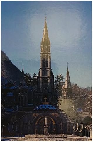 Lourdes-i Víz egy Üveg tartalmazó Áldott Szent Víz & Imádság.