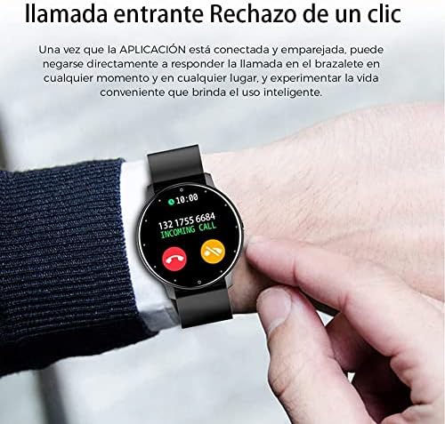 Smartwatch Reloj Inteligente para Mujer y Hombre Banda Inteligente 1.28 Pantalla Táctil Completa Pulsera Deportivo Vízhatlan