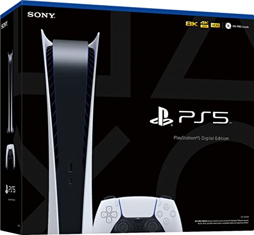 Sony Playstation 5 Digitális Kiadás PS5 Konzol. (Disc -Ingyenes.) ^- U Alku (Felújított)