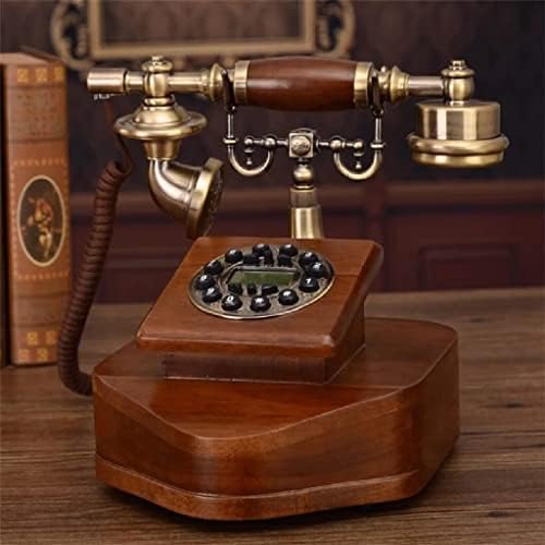 MJWDP Antik Európai Retro Vezetékes Telefon a Hívás ID Óra Csengőhang Időzítés Funkció Vezetékes Telefon, Otthoni Iroda Hotle