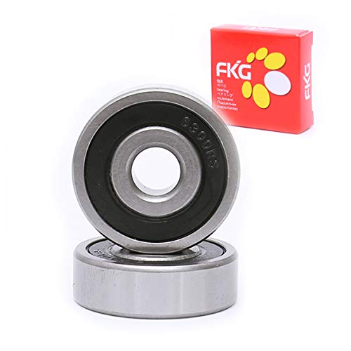 FKG 6300-2RS 10x35x11mm Mély Groove golyóscsapágy Kettős gumitömítés Csapágyak Előre Síkosított 2 Db