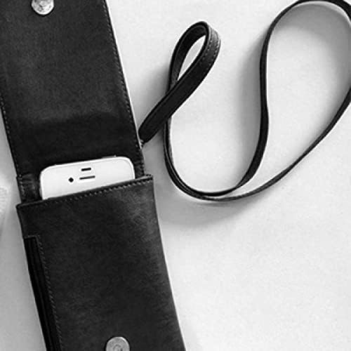 A Japán Kultúra Art Deco Ajándék Divat Phone Wallet Pénztárca Lóg Mobil Tok Fekete Zseb