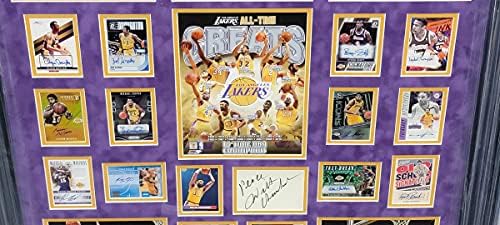 Lakers Nagyjai Aláírt Dedikált Fotó Kártya, Kollázs, Kamarás Kobe Shaq Varázslat