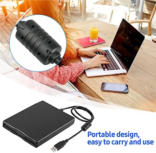 MengK Külső USB Hajlékonylemez-Meghajtó Hordozható 3,5 hüvelykes Hajlékonylemez-Meghajtó, USB Plug and Play Alacsony Zajszint