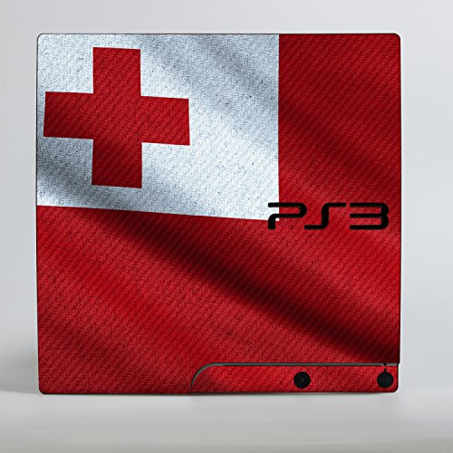 Sony Playstation 3 Slim Design Bőr zászló Tonga Matrica Playstation 3 Slim