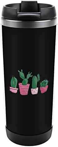 A kaktuszok, Kaktusz Újrafelhasználható Bögre Szigetelt Utazási Inni Csésze Víz Üveg Fedő