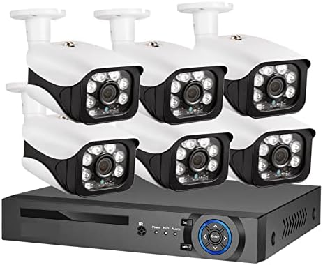 Videó Megfigyelő 8 MEGAPIXELES Kamera Rendszer 4K POE NVR Kültéri Videó Megfigyelő Készlet Otthoni IP Kamera Beállítása Biztonsági