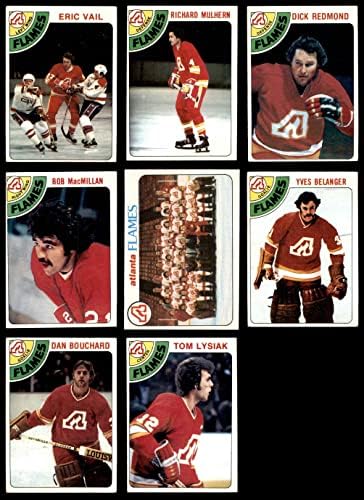1978-79 Topps Calgary Flames Közelében Csapat készen áll Atlanta Lángok (Set) VG+ Lángok