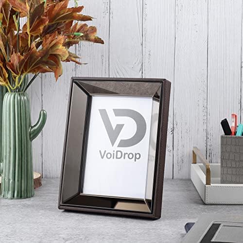 VOIDROP Dekoratív Tappered Képkeret. Dekoratív Fényképkeretek Az Asztalra. Otthon, Irodában, Luxus Modern Otthon Dekor Barna