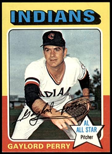 1975 Topps 530 Gaylord Perry Cleveland indians (Baseball Kártya) EX/MT Indiánok