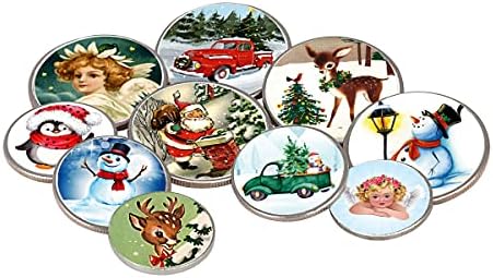 Amerikai Érme Kincs Vintage Karácsonyi Színezett Érmék Hóember Canvasbag | Holiday Hobbiest Set | Eredetiséget igazoló Tanúsítvány