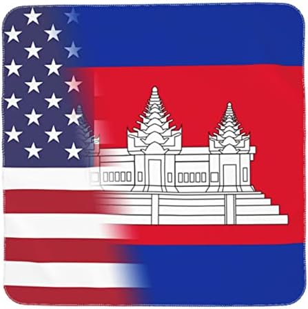 Amerikai Zászló, Kambodzsai-Zászló Baba Takaró Fogadó Takarót a Csecsemő, Újszülött Pelenkát Fedezze Pakolás