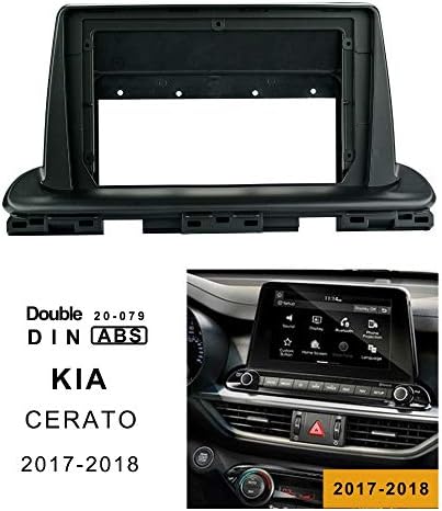 9 inch autórádió Fascia Keret KIA Cerato Keret -2017 DVD-GPS Navi Játékos Panel Dash Kit Telepítés Sztereó Keret Trim Előlap