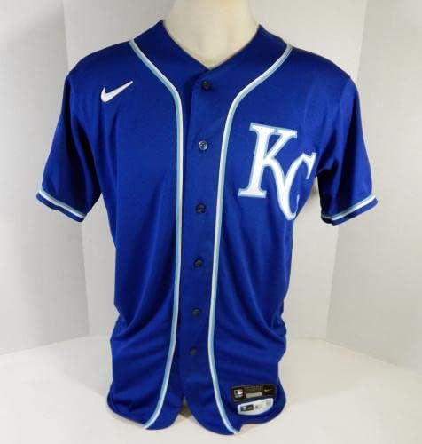 2020 Kansas City Royals Rafael Belliard 8 Játék Kiadott Pos Használt Kék Mez DG P - Játék Használt MLB Mezek