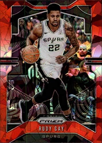 2019-20 Panini Prizm Prizms Piros Jég 135 Rudy Gay San Antonio Spurs NBA Kosárlabda Trading Card
