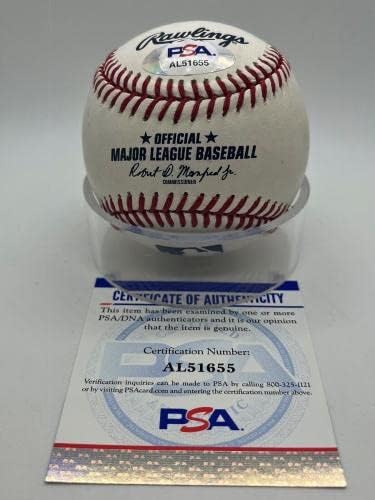 Karl Ravech ESPN Újságíró Aláírt Autogramot Hivatalos MLB Baseball PSA DNS - Dedikált Baseball