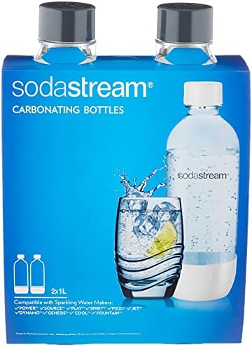 A Sodastream 1l Karbonátfeldolgozás Üveg - Fekete (Twin Pack)
