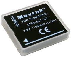 Maxtek Li-Ion Újratölthető DMW-BCF10 Akkumulátor Kompatibilis a Panasonic Lumix DMC-FX75 DMC-FS6 DMC-FS7 DMC-FS8 DMC-FS15 DMC-FS25