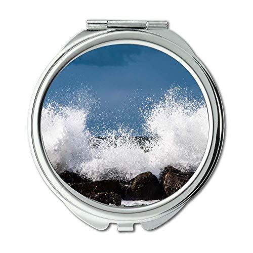 Tükör,Utazási Tükör,strand baleset természet,sminktükör,hordozható tükör