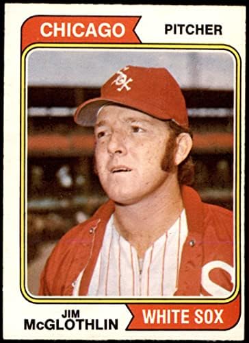 1974 O-Pee-Chee 557 Jim McGlothlin Chicago White Sox (Baseball Kártya) VG/EX White Sox