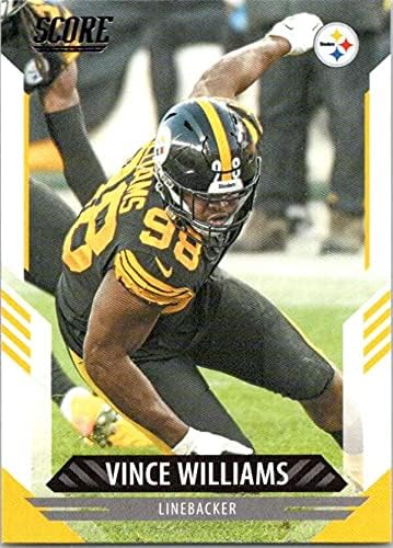 2021 Pontszám 296 Vince Williams Pittsburgh Steelers az NFL Labdarúgó-Trading Card