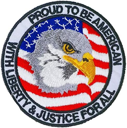 Grafikus Port USA Zászló Kopasz Sas Büszke arra, hogy Amerikai Hímzett Vas a Javítás Szabadság Igazság az Összes Egyesült Államok